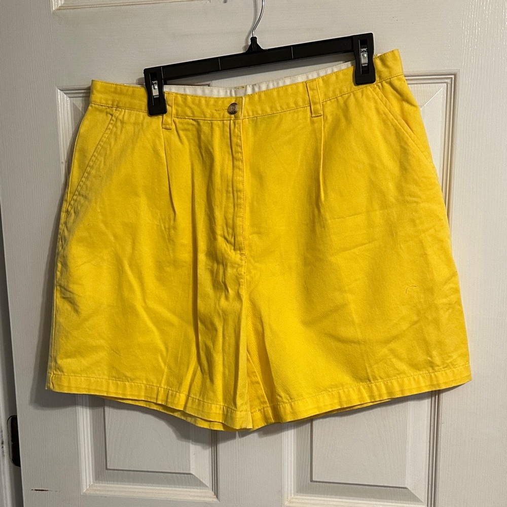 Mountain Lake Bright Yellow Women's Bermudas